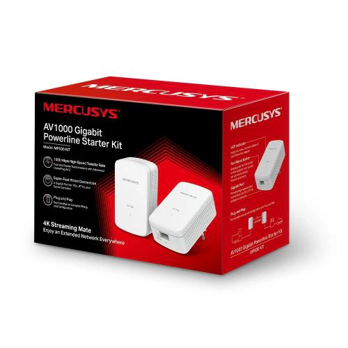 Kit PowerLine MERCUSYS MP500 KIT, White - Imagine 3