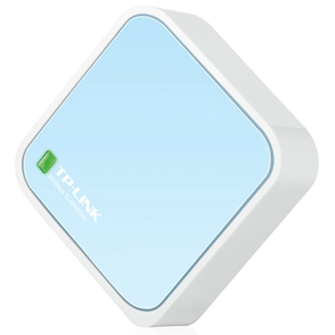 TP-LINK Nano router wireless N300 TP-LINK TL-WR802N, Moduri Router/AP/WISP, Blue - IT-Fashion.ro