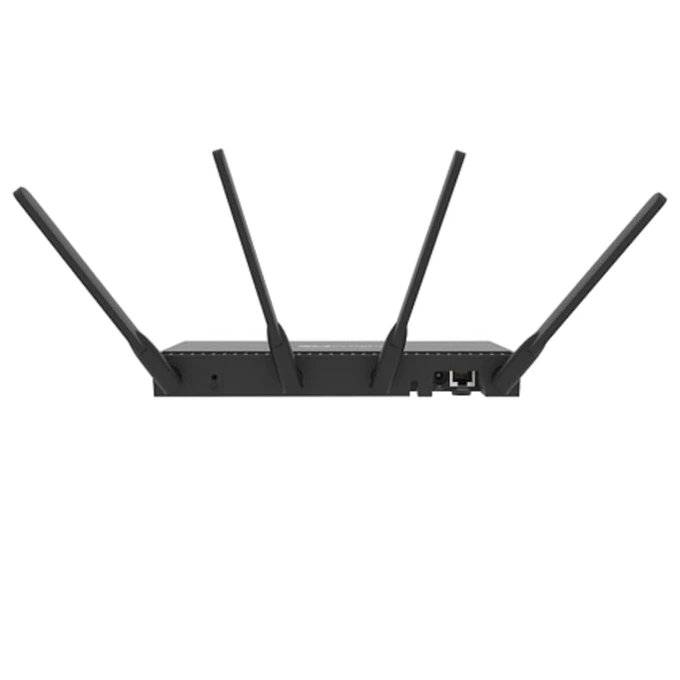 Router 10 x Gigabit, 1 x SFP+ 10Gbps, PoE IN/OUT, RouterOS L5, Wi-Fi, Mikrotik RB4011iGS+5HacQ2HnD-IN, Black - Imagine 6