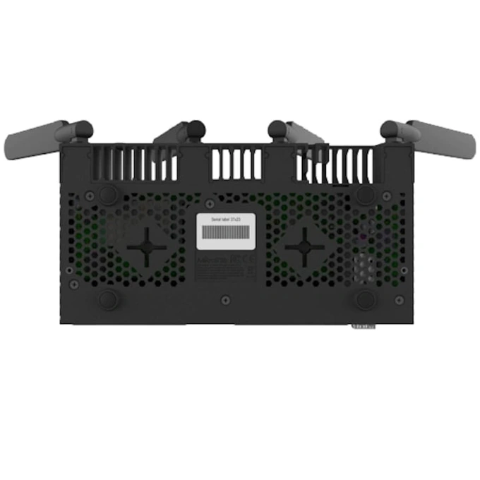 Router 10 x Gigabit, 1 x SFP+ 10Gbps, PoE IN/OUT, RouterOS L5, Wi-Fi, Mikrotik RB4011iGS+5HacQ2HnD-IN, Black - Imagine 7