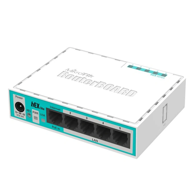 Mikrotik Router Ethernet MIKROTIK, SOHO, 5x10/100 Mbps, PoE in, White - IT-Fashion.ro