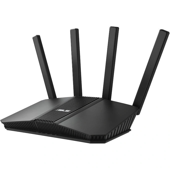 ASUS Router Gaming Wireless ASUS RT-BE82U, BE6500, Dual-Band, Quad-Core 2.0GHz CPU, 256MB/1GB Flash/RAM, 4K-QAM, MLO, 2.5G quad-port, Black - IT-Fashion.ro
