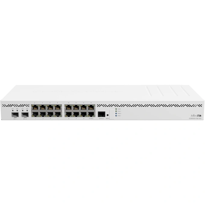 Router MIKROTIK CCR2004-16G-2S+, 16x RJ45 1000Mb/s, 2x SFP+, White - Imagine 1