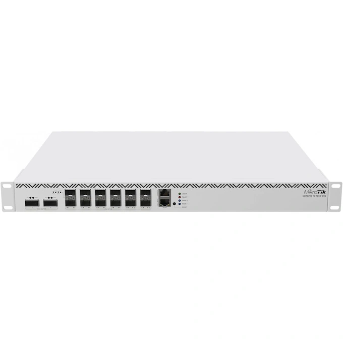 Mikrotik Router MIKROTIK CCR2216-1G-12XS-2XQ, 12x SFP28, 2x QSFP28, 1x RJ45 1000Mb/s, 2x M.2 SATA, White - IT-Fashion.ro