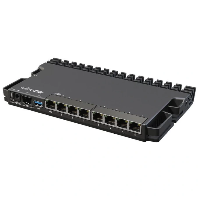 Router MIKROTIK RB5009UG+S+IN, Quad-Core, 1GB RAM, 2.5GbE, SFP+, L5, Black - Imagine 1
