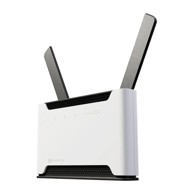 Router MIKROTIK S53Ug+5Haxd2Haxd-Tc&Eg18-Ea, Modem Lte Integrat Categoria 18, 4X Porturi Gigabit Ethernet 10/100/1000 Mb/S, White - Imagine 1