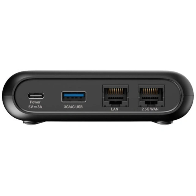 Router portabil TP-LINK TL-WR3002X, dual-band AX3000, Wi-Fi 6, 1 x 2.5 Gbps port WAN, 1 x USB 3.0, Black - Imagine 3