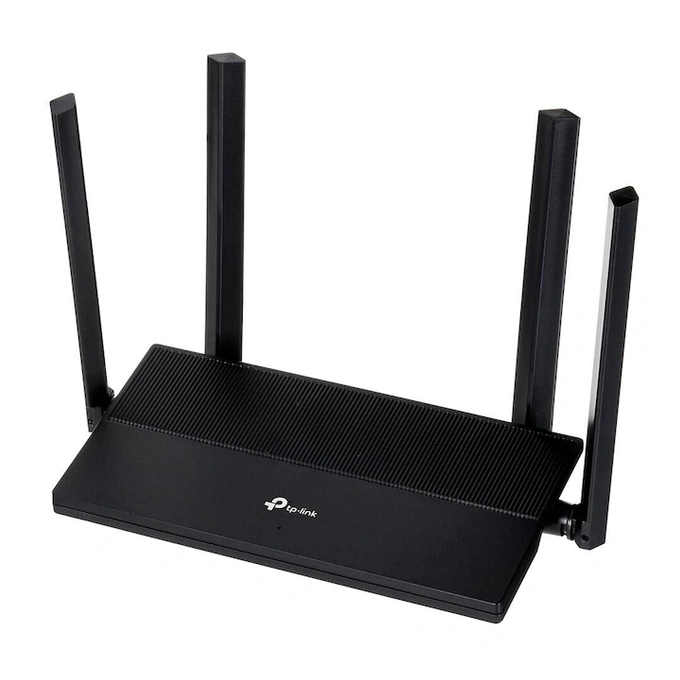 Router TP-LINK, EX141 AX1500, Dual Band, Gigabit, Wi-Fi 6, Black - Imagine 3