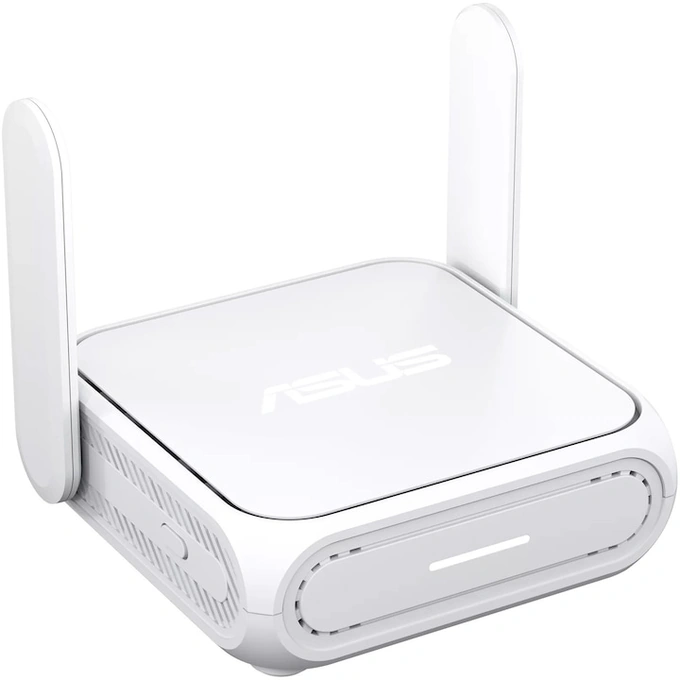 Router Travel Wireless ASUS RT-BE58 Go, BE3600 , Dual-Band, Quad-Core 2.0GHz CPU, 256MB/1GB Flash/RAM, 2.5G port, White - Imagine 1