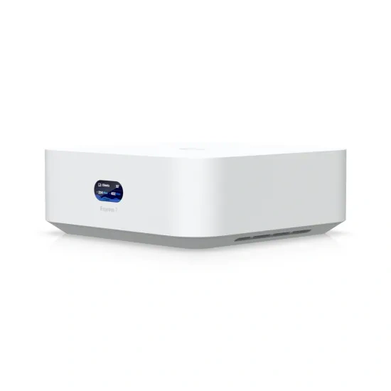 Router UBIQUITI Unifi Express 7, Cloud Gateway 10GbE VPN tehnologie WiFi 7 integrata, UX7, White - Imagine 1