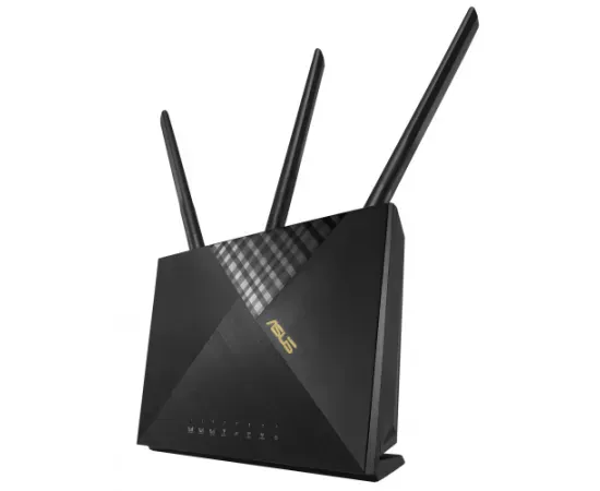 Router wireless ASUS 4G-AX56 AX1800, 802.11 a/b/g/n/ac/ax, WI-Fi 6, Dual Band 574 + 1201 Mbps, Negru - Imagine 3