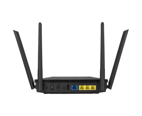 Router wireless ASUS Gigabit RT-AX1800U, Dual-Band Wi-Fi 6, 2.4/5 GHz, 574 - 1201 Mbps, Black - Imagine 3