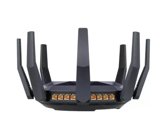 Router wireless ASUS Gigabit RT-AX89X, Dual-Band Wi-Fi 6, 2.4/5 GHz, 600 - 4804 Mbps, Black - Imagine 3