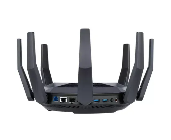 Router wireless ASUS Gigabit RT-AX89X, Dual-Band Wi-Fi 6, 2.4/5 GHz, 600 - 4804 Mbps, Black - Imagine 4