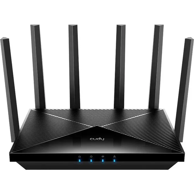 Router wireless CUDY WR11000, Wi-Fi 7, 802.11 a/b/g/n/ac/ax/be, 688 - 5765 Mbps, Negru - Imagine 1