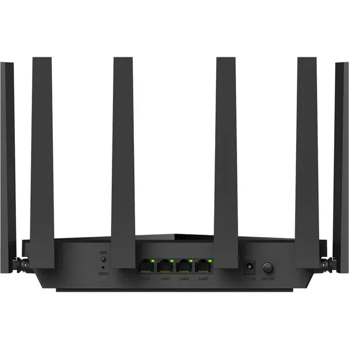 Router wireless CUDY WR11000, Wi-Fi 7, 802.11 a/b/g/n/ac/ax/be, 688 - 5765 Mbps, Negru - Imagine 2