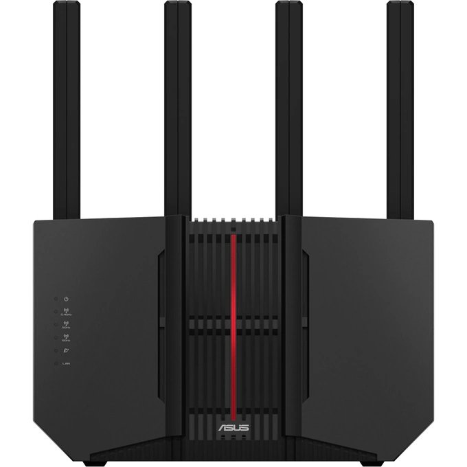 Router Wireless Gigabit ASUS RT-BE92U, WI-Fi 7, Tri Band 1032 + 2882 + 5764 Mbps, USB 3.2 Gen1, Black - Imagine 1