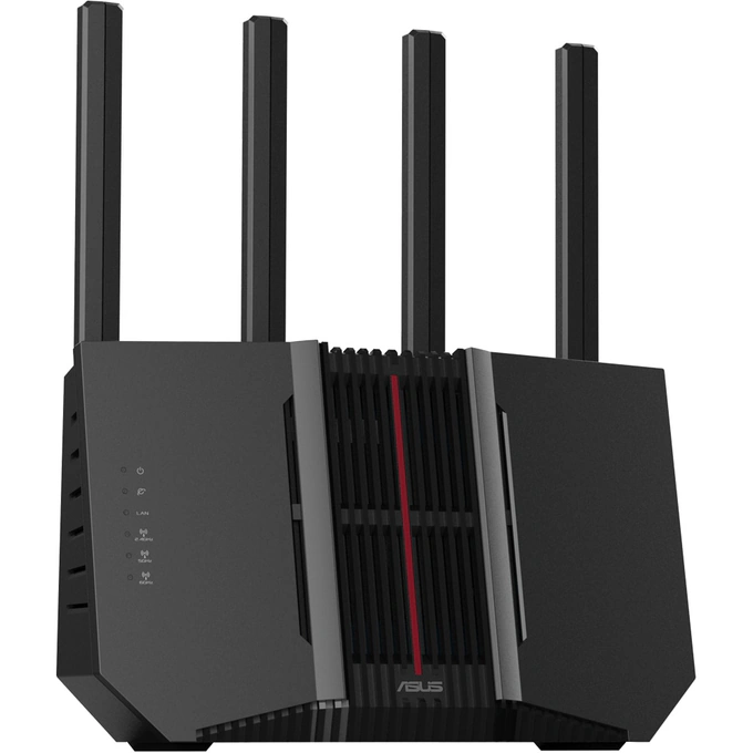 Router Wireless Gigabit ASUS RT-BE92U, WI-Fi 7, Tri Band 1032 + 2882 + 5764 Mbps, USB 3.2 Gen1, Black - Imagine 3