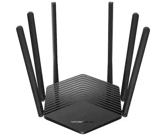 Router Wireless Gigabit MERCUSYS MR50G AC1900, Dual-Band 600 + 1300 Mpbs, negru - Imagine 1