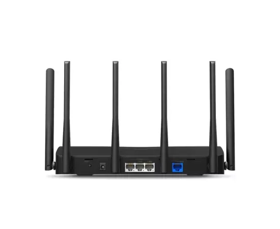 Router Wireless MERCUSYS MR47BE, Tri-Band, Wi-Fi 7, 2.4/6 GHz, 574 + 5760 Mbps, Black - Imagine 2