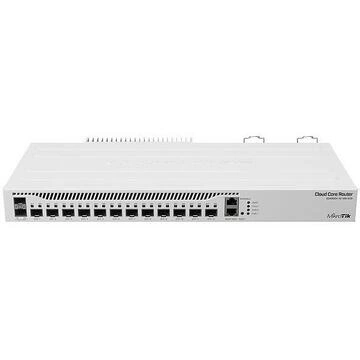 Router wireless MIKROTIK CCR2004-1G-12S+2XS 12x SFP+ 2x SFP28 1x RJ45 1000Mb/s, White - Imagine 1