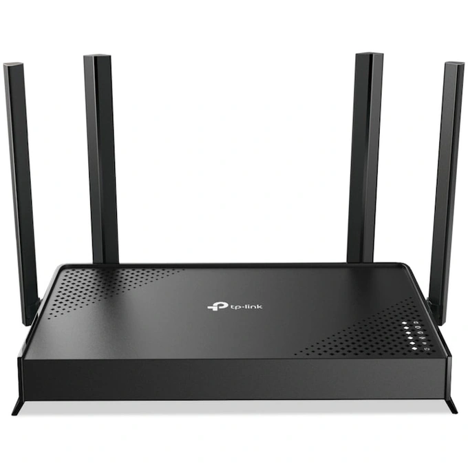 Router Wireless TP-LINK Archer BE220, BE3600, Dual-Band, Wi-Fi 7, Gigabit, MLO, HomeShield, EasyMesh, Black - Imagine 1