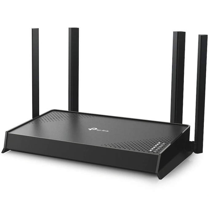 TP-LINK Router Wireless TP-LINK Archer BE220, BE3600, Dual-Band, Wi-Fi 7, Gigabit, MLO, HomeShield, EasyMesh, Black - IT-Fashion.ro