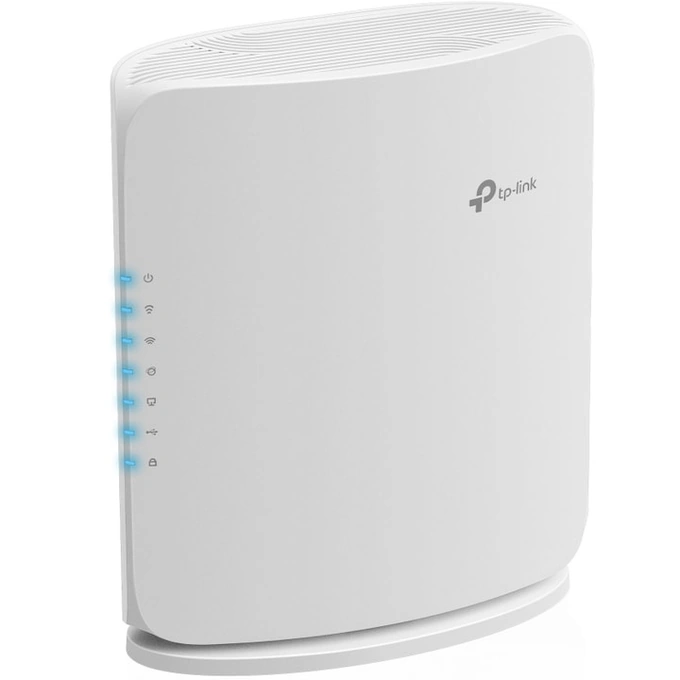 Router Wireless TP-LINK Archer BE450, BE7200, Dual-Band, Wi-Fi 7, MLO, Port 10G, Port 2.5G, port USB 3.0, HomeShield, EasyMesh, White - Imagine 1