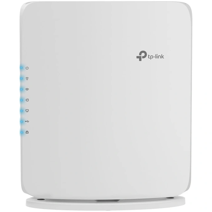 Router Wireless TP-LINK Archer BE450, BE7200, Dual-Band, Wi-Fi 7, MLO, Port 10G, Port 2.5G, port USB 3.0, HomeShield, EasyMesh, White - Imagine 2