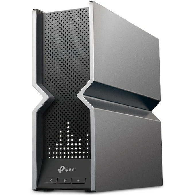 Router Wireless TP-LINK Archer BE800, BE19000, Tri-Band, Wi-Fi 7, USB 3.0, EasyMesh, VPN, ecran LED, Black - Imagine 1