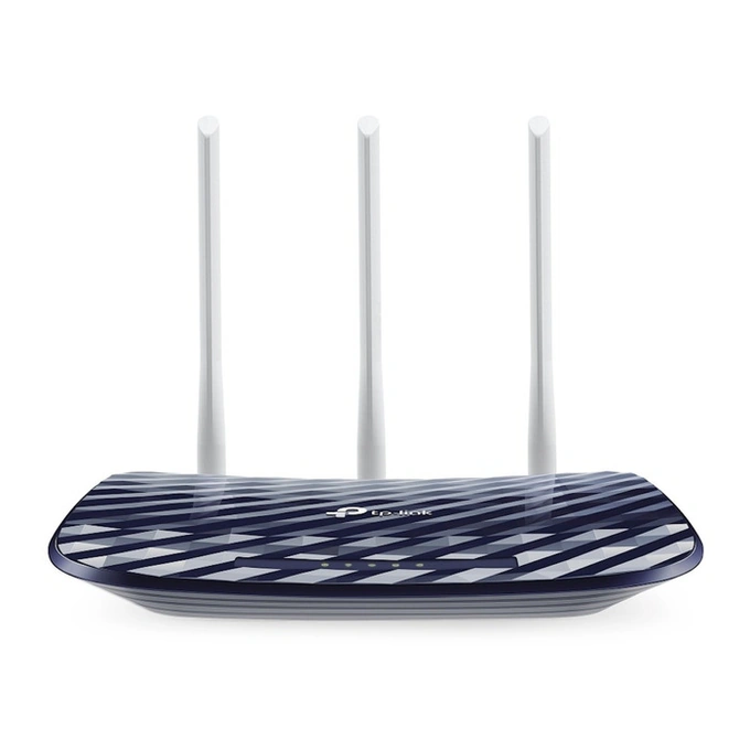 Router wireless TP-Link Archer C20, Wi-Fi 5, Dual-Band, AC750, 2.4/5 GHz, 433 Mbps, 3 antene externe - Imagine 1