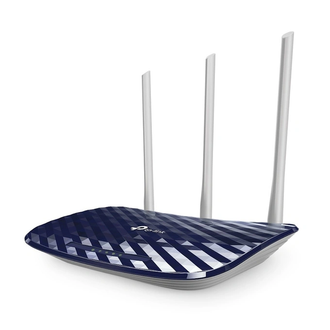 TP-LINK Router wireless TP-Link Archer C20, Wi-Fi 5, Dual-Band, AC750, 2.4/5 GHz, 433 Mbps, 3 antene externe - IT-Fashion.ro