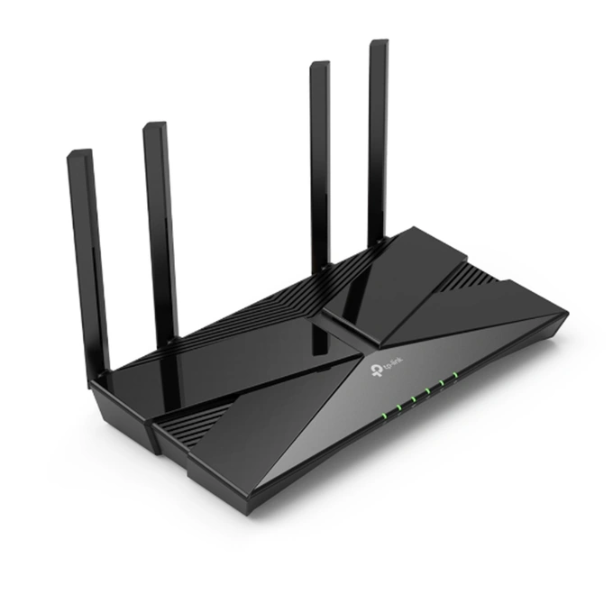 TP-LINK Router wireless TP-LINK Gigabit EX220 Dual-Band WiFi 6, Black - IT-Fashion.ro