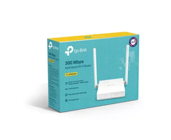 Router wireless TP-LINK TL-WR820N V2, 802.11n/b/g, 2.4 Ghz, 300 Mbps - Imagine 4