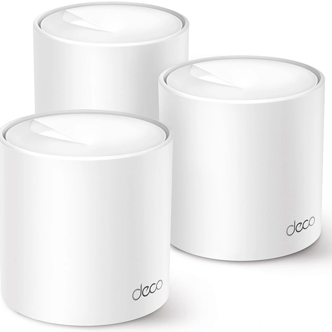 Sistem Mesh Wi-Fi TP-LINK Deco X10 (3-pack), AX1500, Dual-Band Wi-Fi 6, White - Imagine 1