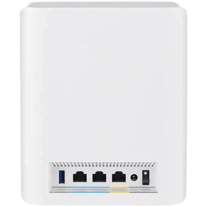 Sistem Wi-Fi Mesh ASUS ZenWiFi BT10 (W-3-PK), BE18000, Tri-Band, acoperire 810m², Quad-Core 2.0GHz CPU, 256MB/2GB Flash/RAM, 10G dual-port, White - Imagine 6