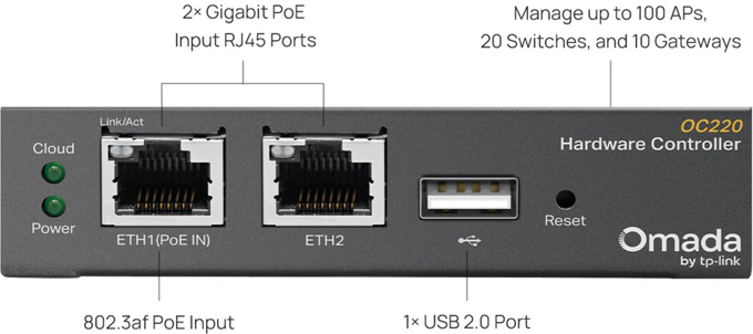 TP-LINK OC220 - Omada hardware controller, Black - Imagine 7