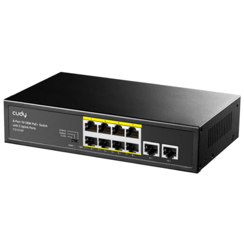 CUDY Switch Cudy FS1010P, 8 porturi, PoE - IT-Fashion.ro