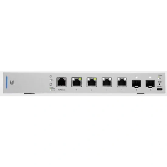 Switch Gigabit Layer 3 UBIQUITI UniFi US-XG-6POE, 4 x PoE++, 2 x SFP+ - US-XG-6POE, Silver - Imagine 1