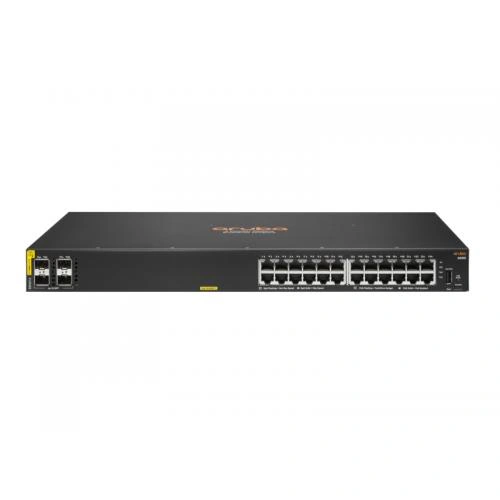 Switch HP Aruba 6000 24G 4SFP Class4 R8N87A, 24 Porturi, PoE, Black - Imagine 1