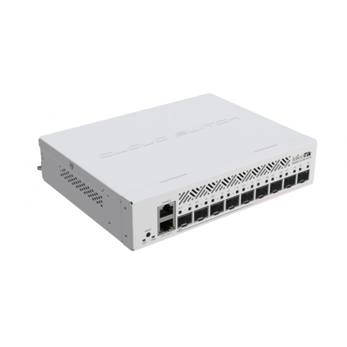 Switch MIKROTIK CRS310-1G-5S-4S+IN, 9 porturi, White - Imagine 3
