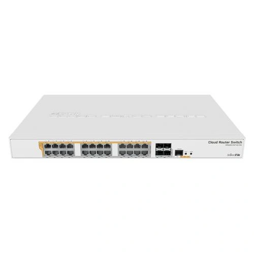 Switch MIKROTIK CRS328-24P-4S+RM, 24 porturi, PoE+, White - Imagine 1