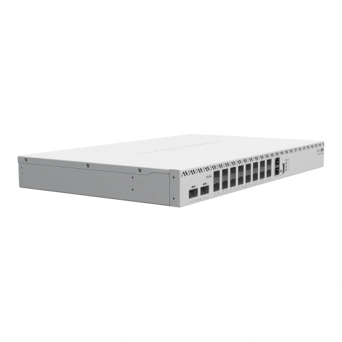 Switch MIKROTIK CRS518-16XS-2XQ-RM, 18 porturi, White - Imagine 3