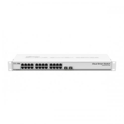 Switch MIKROTIK CSS326-24G-2S+RM, 24 porturi, White - Imagine 1