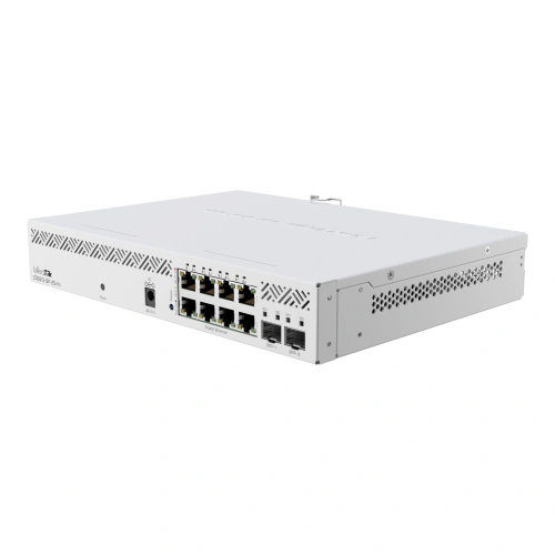 Mikrotik Switch MIKROTIK CSS610-8P-2S+IN, 8 porturi, PoE, White - IT-Fashion.ro