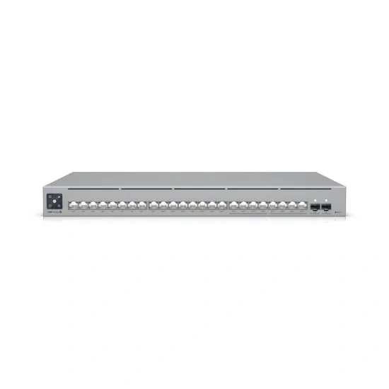 Switch PoE UBIQUITI UniFi cu 24 porturi multi-gigabit 2,5G/1G, 2xSFP+, managed L3 - USW-PRO-MAX-24-POE, Silver - Imagine 1