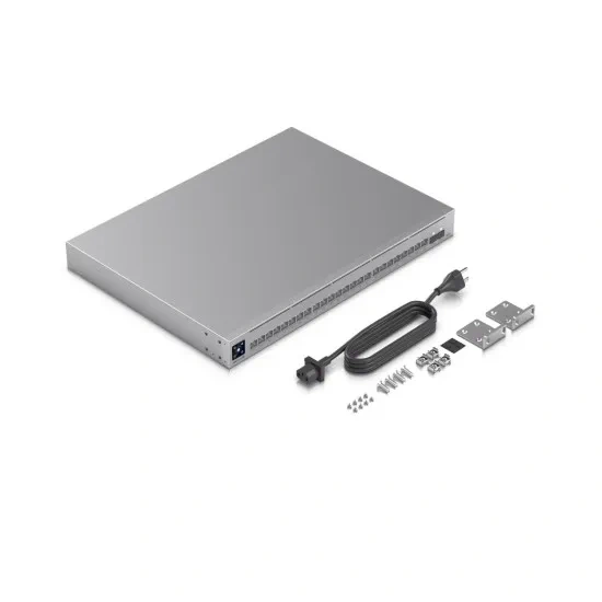 Switch PoE UBIQUITI UniFi cu 24 porturi multi-gigabit 2,5G/1G, 2xSFP+, managed L3 - USW-PRO-MAX-24-POE, Silver - Imagine 5