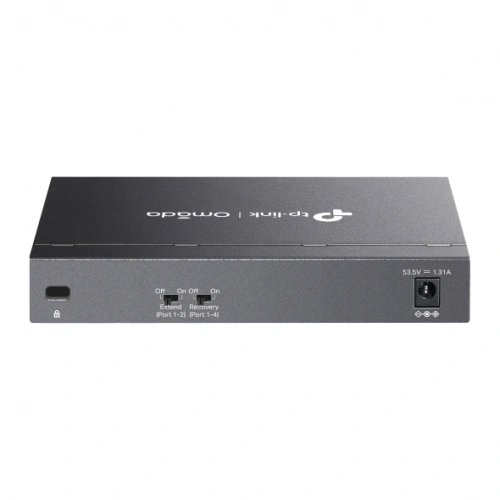 TP-LINK Switch TP-LINK DS106GPP, 6 porturi (3 PoE+, 1 PoE++), Black - IT-Fashion.ro