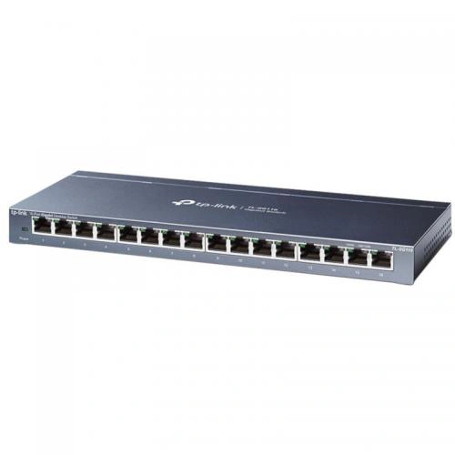 Switch TP-LINK Gigabit TL-SG116, 16 Porturi, Black - Imagine 1