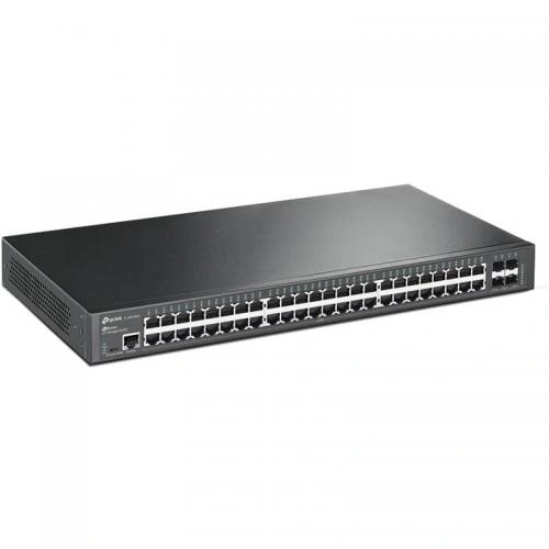 TP-LINK Switch TP-LINK Gigabit TL-SG3452XP, 48 porturi, PoE+, Black - IT-Fashion.ro